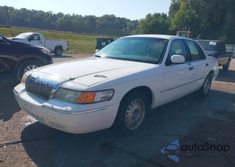 2000 Mercury Grand Marquis Ls z USA, uszkodzony, nr VIN 2MEFM75W4YX717646
